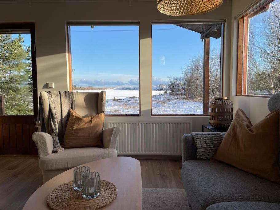 Lakeview Cabin Near Kirkjubæjarklaustur Extérieur photo